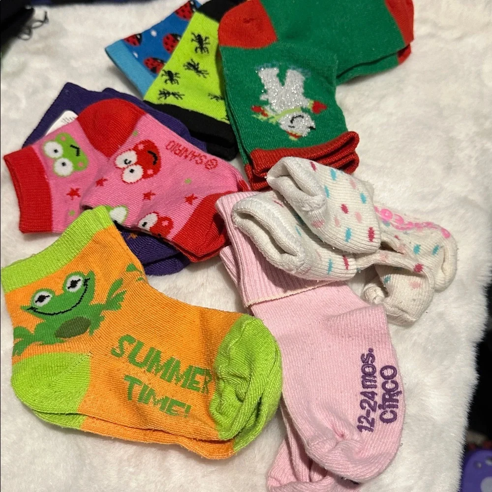 Bundle of 8 Fun & Playful Kids Socks Collection